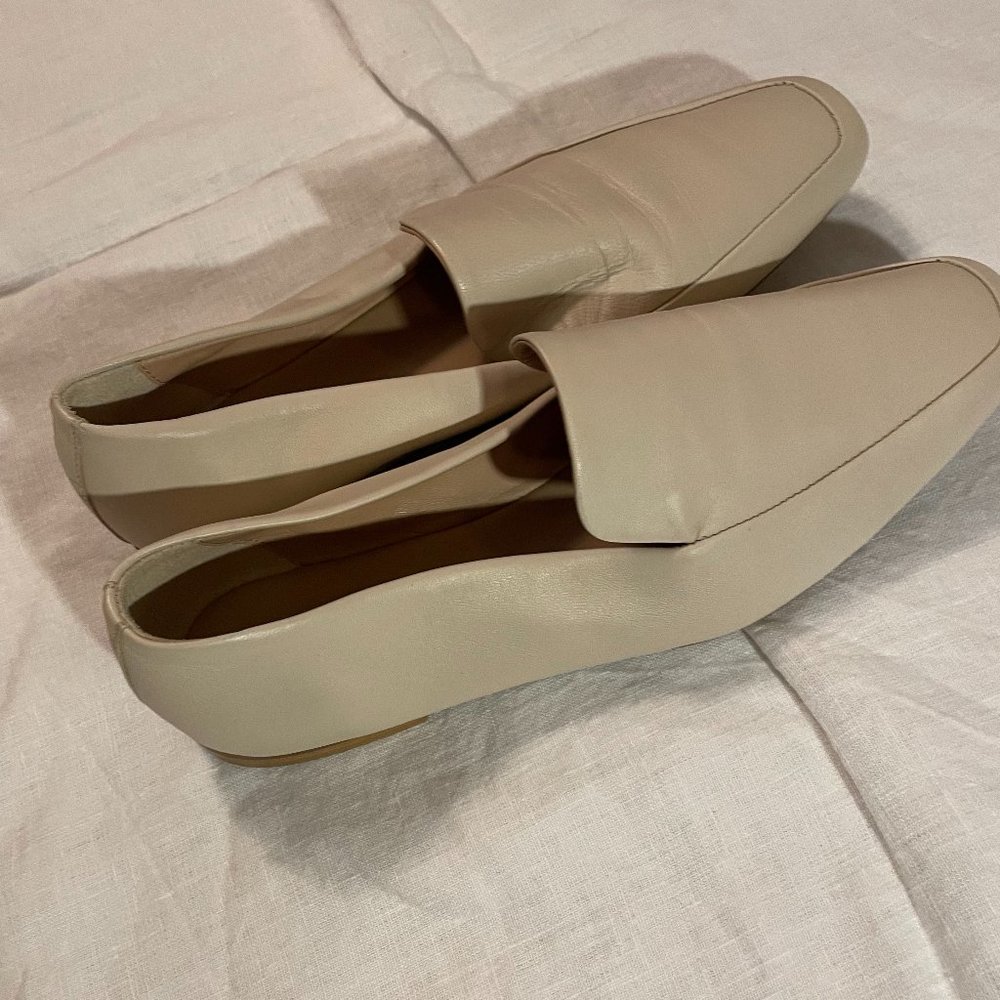 Club Monaco Tan Leather Loafers